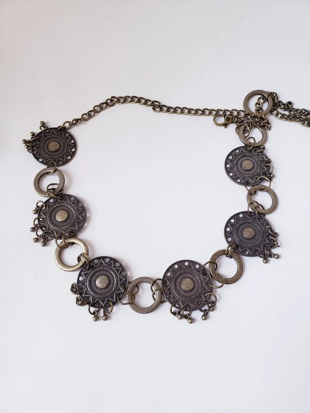Vintage Bohemian Metal Chain Belt